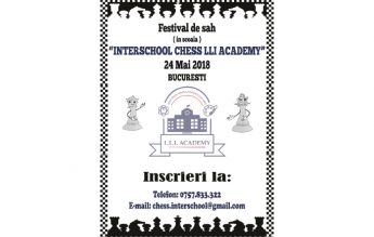 International Interschool Chess  LLI Academy – Joi, 24 Mai 2018