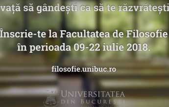 ”Învață să gândești ca să te răzvrătești!”- campanie originală a Facultății de Filosofie