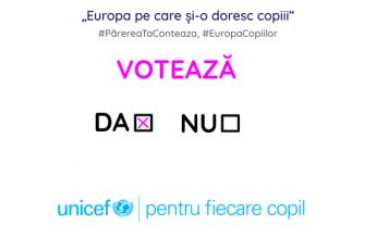 Participă acum la sondajul de opinie „Europa pe care și-o doresc copiii“!
