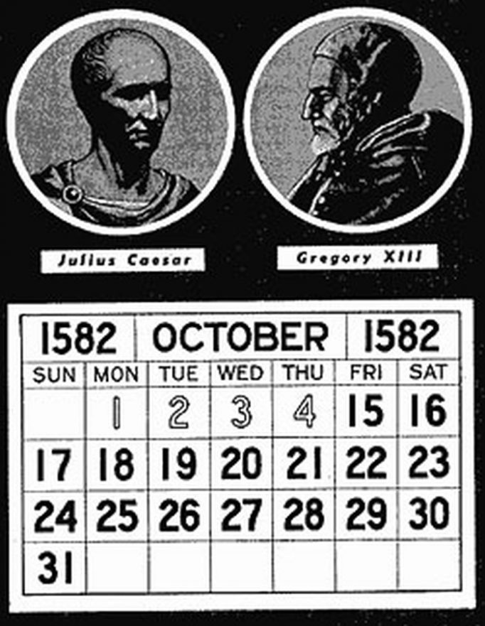 calendarul gregorian