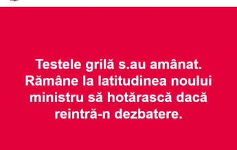 Subiectele cu grile pentru Bacalaureat și Evaluarea Națională, amânate de Ministerul Educației