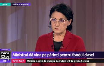 Ecaterina Andronescu, la Digi 24: Fondul clasei este o chestiune ilegală