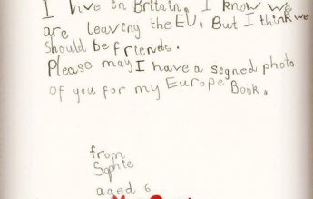 BREXIT și copiii. Ce i-a scris o fetiță de 6 ani președintelui Consiliului European