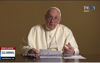 Mesajul Papei Francisc către români: ”Mergem împreună când ne îngrijim de viitorul copiilor!”