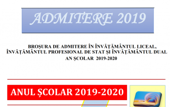 ISMB a publicat broșura de admitere la liceu