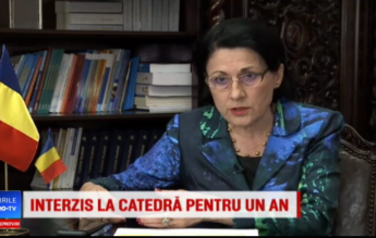 Pro Tv: Ecaterina Andronescu anunță că 8000 de profesori vor avea interdicția de a preda, timp de un an