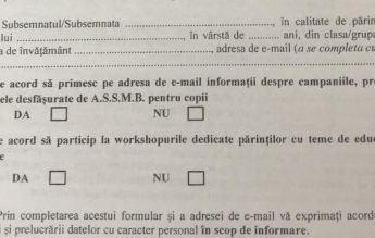 Primăria Capitalei colectează în școli adresele de e-mail ale părinților și își prezintă campaniile la ședința cu părinții