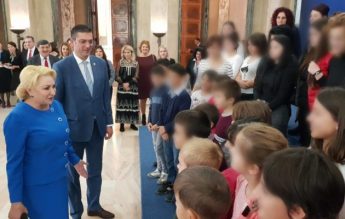 Șeful CJ Constanța a dus 51 de copii instituționalizați la Guvern și i-a pozat cu Viorica Dăncilă