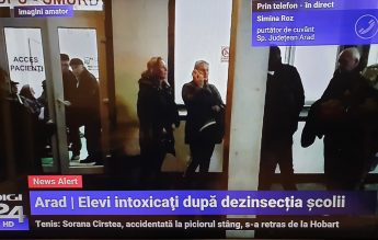 Digi 24: 14 elevi din Arad, intoxicați în prima zi de școală cu substanțele folosite la dezinsecție