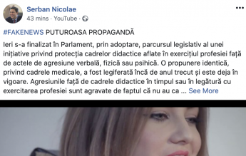 Senatorul PSD Șerban Nicolae lansează un mesaj suburban către contestatarii legii sale