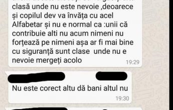 Reacția unor părinți când o mamă a refuzat ”cotizația” cu bani la școală: ”Sunt și clase unde nu e nevoie. Mergeți acolo!”