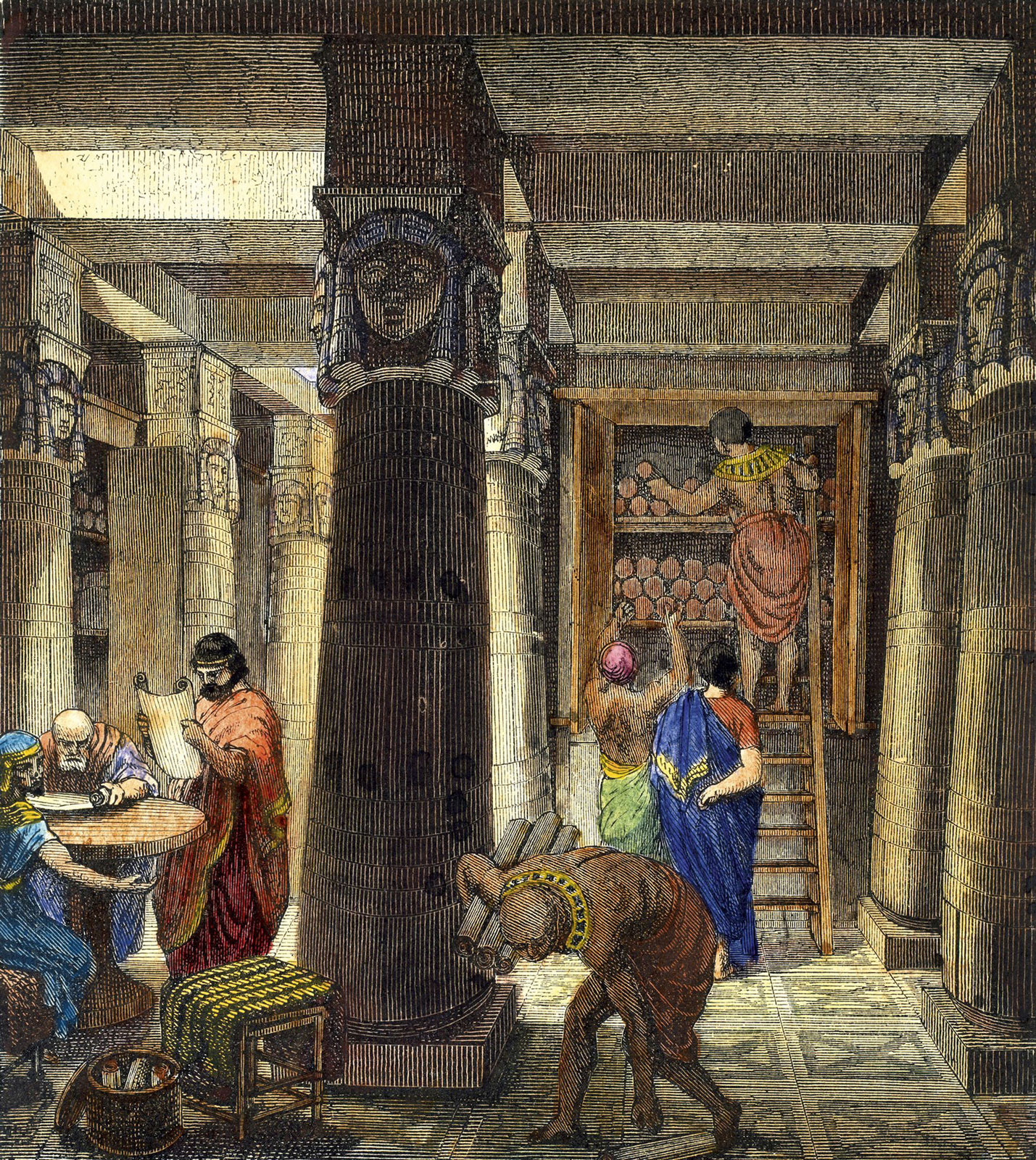 clothing Monetary Analytical 12 mai 2004: Arheologii descoperă ruinele Bibliotecii din Alexandria -  Educatie Privata