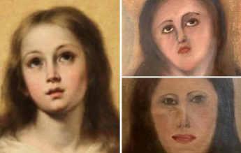 Încă o operă de artă distrusă de restauratori: au șters imaginea și au încercat să o deseneze din nou