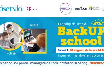 BackUP School: Seminarul care te va pregăti pentru școala online!