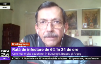 Dr. Emilian Popovici, despre situația din România: ”Epidemia scade. Depinde ce vor face oamenii în continuare”