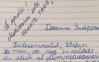 Solicitare inedită făcută de un elev din ciclul primar: ”Acest lucru este benefic pentru fericirea copilului”