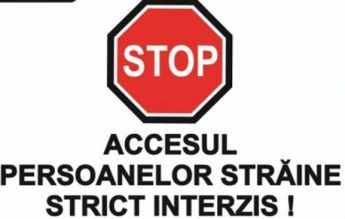 Soluția ISJ Constanța în cazul ”copii în dubă”: a pus afișe cu ”Accesul interzis” în curtea școlii