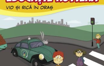A apărut primul manual de educație rutieră pentru copii: ”Vio și Rică prin oraș”