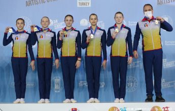 ”Țară, țară, avem campioane la gimnastică!” Primul aur la Europenele de junioare, după 28 de ani