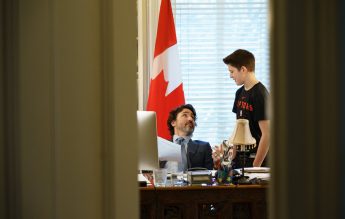 Cum se descurcă Justin Trudeau cu școala online a copiilor: ”Imprimanta e în biroul meu”