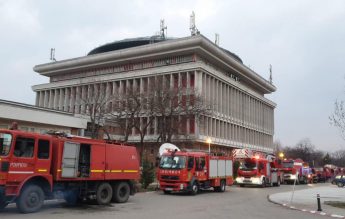 Incendiu la rectoratul Universității Politehnice din București