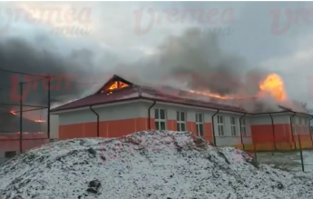 VIDEO O școală din județul Vaslui a luat foc, în această dimineață. O parte dintre profesori erau în școală