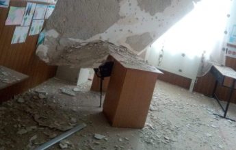 Tavanul unei clase dintr-o școală din județul Giurgiu s-a prăbușit, noaptea trecută