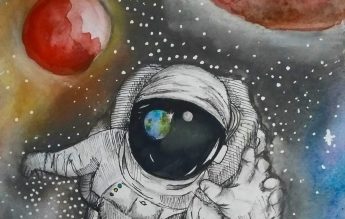 Pictura unei eleve din România va face parte dintr-un colaj imprimat pe costumul unui astronaut