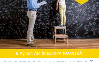 Liceul Româno-Finlandez caută PROFESOR DE MATEMATICĂ