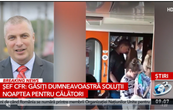 Directorul CFR, după ce 30 de copii au stat blocați 8 ore în tren: „De ce mă întrebați pe mine?” Premierul Cîțu: ”Dacă lucra la Guvern, acum era acasă”