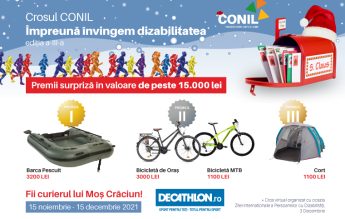 Fii curierul lui Moș Crăciun, alături de Asociația CONIL