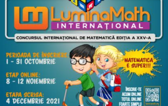 Zeci de mii de elevi au participat la etapa internațională online a concursului LuminaMath