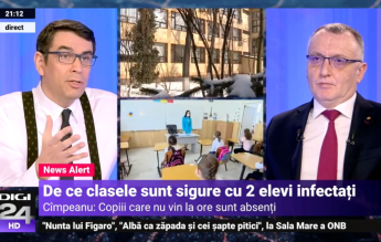 Cîmpeanu: Elevii care nu vin la școală, la un caz Covid sau două în clasă, să primească absențe
