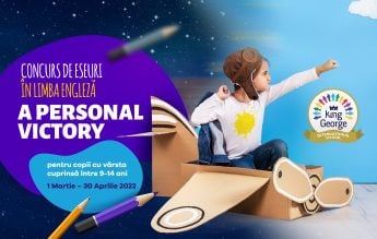 CONCURS de eseuri în limba engleză  “A Personal Victory”, organizat de King George International School