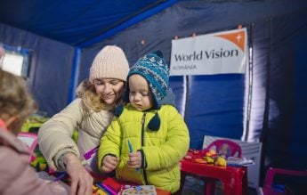 World Vision România: Un copil ucrainean fuge din țară în aproape fiecare secundă