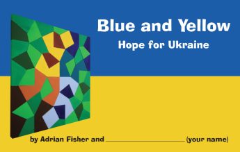 „Blue and Yellow – Hope for Ukraine” – o carte de colorat care abordează emoțiile cauzate de stresul și trauma contextului actual din Ucraina