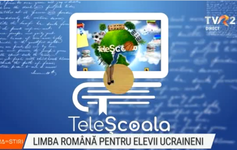 TVR va difuza lecții de limba română pentru copiii ucraineni, în programul Teleșcoala
