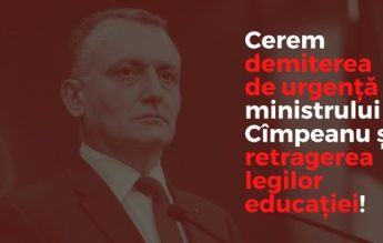 Petiție online pentru demiterea ministrului Sorin Cîmpeanu și retragerea noilor legi