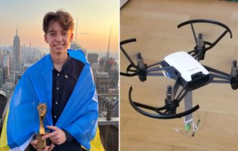 Adolescent ucrainean, declarat cel mai bun elev din lume după ce a construit o dronă care detectează mine de teren
