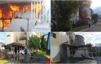 Incendiu la o școală din Hunedoara. 400 de elevi, evacuați de profesori