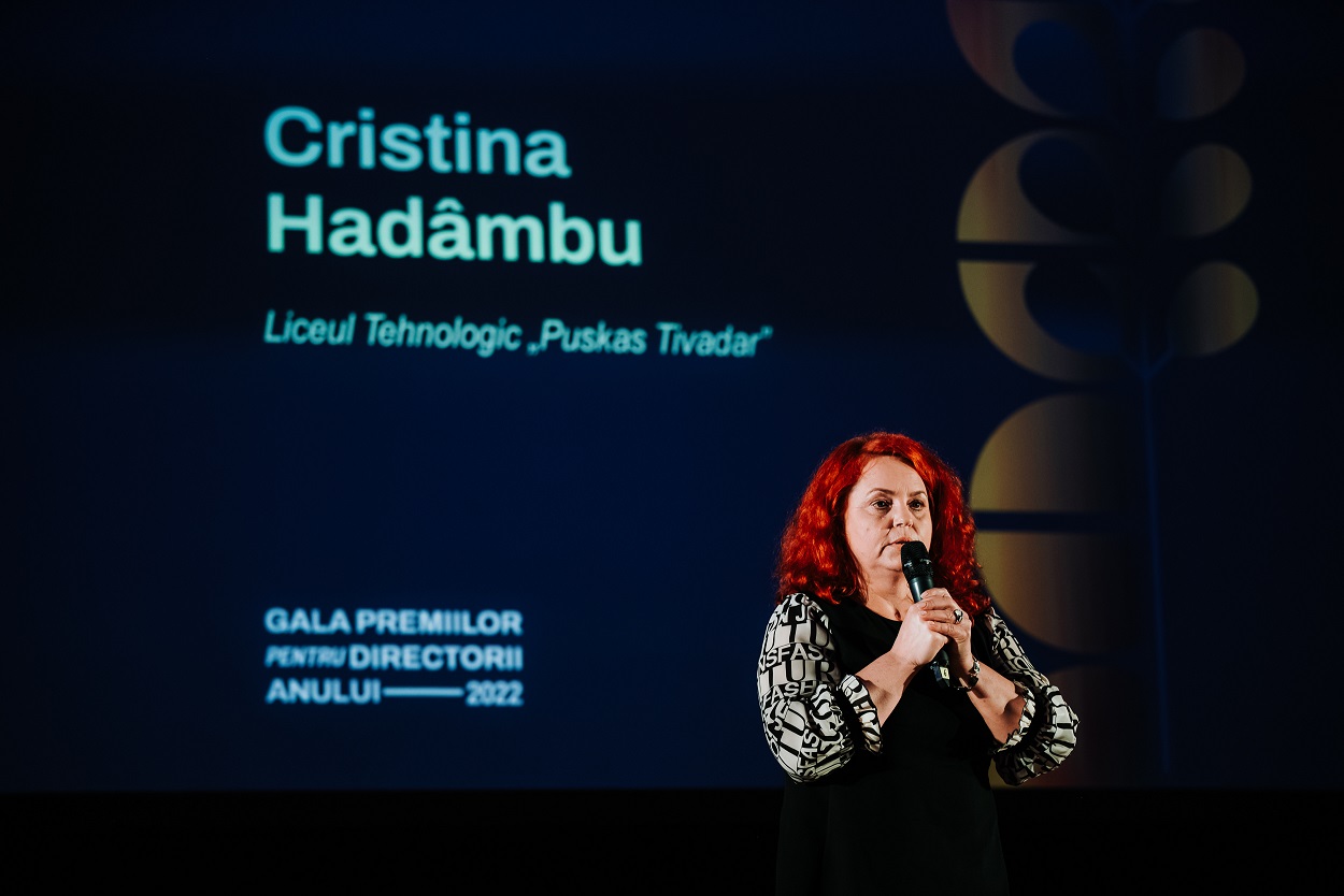 Cristina Hadâmbu, distinsă cu premiul Directorul Anului 2022, la Gala ...