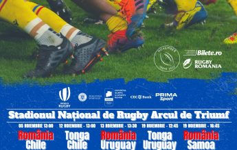 Update: Avem câștigătorii invitațiilor la meciul de rugby Romania-Samoa