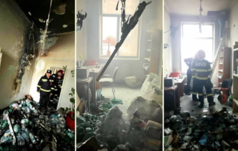 Incendiu la o şcoală din Bacău: 180 de elevi şi 24 de angajaţi au fost evacuaţi