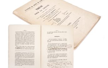 „Teza pentru licenţă” a lui Titu Maiorescu, susținută în 1861, a fost cumpărată de Universitatea „Titu Maiorescu”