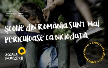 Școala Încrederii face apel la o „Revoluție în Educație”. Programul încurajează românii să spună  „STOP” bullyingului și violenței în școli