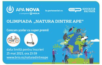 Apa Nova, în parteneriat cu Educație Privată, organizează olimpiada “NATURA DINTRE APE”