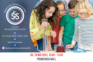 Joi, 18 mai, la Mall Promenada, ne vedem la Salonul de Știință al Școlilor