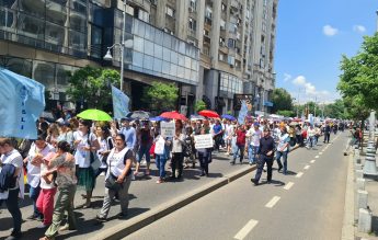 Primăria Capitalei a autorizat marșul spre Palatul Cotroceni al profesorilor. Va avea loc marți