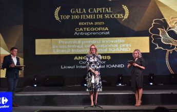 Anca Biriș și Liceul Internațional IOANID, premiați în cadrul Galei Capital