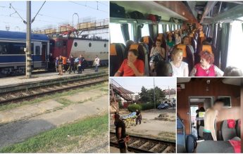 Mai mulţi copii au leşinat într-un tren CFR către litoral, din cauza lipsei de aer condiționat. O profesoară a ajuns la spital